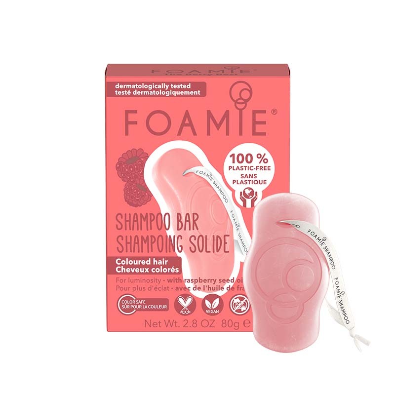 FOAMIE - FOAMIE SHAMPOOING SOLIDE 80G - CHEVEUX COLORES / FRAMBOISE