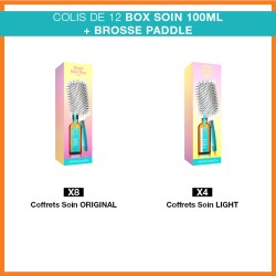MOROCCANOIL® - MOROCCANOIL COLIS 12 BOX SOIN 100ML + BROSSE PADDLE