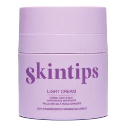 SKINTIPS - SKINTIPS LIGHT CREAM JOUR & NUIT HYDRATANTE & MATIFIANTE 50ML
