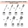 OLIVIA GARDEN - OLIVIA GARDEN COLIS BROSSES EXPERT BLOWOUT SHINE WHITE & GREY