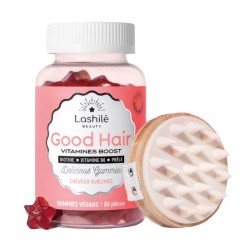 LASHILÉ - LASHILE TRIO GOOD HAIR 3 FLACONS 60 GUMMIES + BROSSE MASSANTE