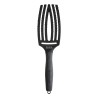 OLIVIA GARDEN - OLIVIA GARDEN FINGERBRUSH DOUBLE BRISTLES BLACK TAILLE M