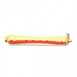 BIGOUDI PERMANENTE JAUNE/ROUGE LONG X12