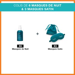 MOROCCANOIL® - MOROCCANOIL COLIS 6 MASQUES DE NUIT & 3 MASQUES SATIN