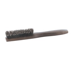 BROSSE SANGLIER EXTRA DUR 5 RANGS MANCHE BOIS