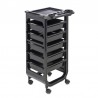 AUCUNE - JET TABLE DE SERVICE NOIR PLASTIQUE