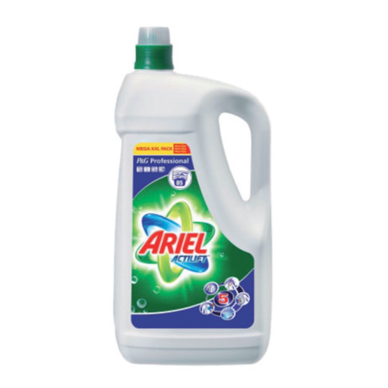 ARIEL Boîte plastique de 27 doses de lessive liquide 765g parfum alpine